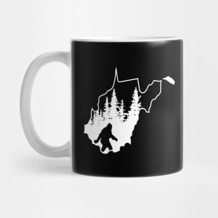 West Virginia Bigfoot Gift Mug